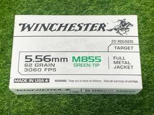 lot 44 image: 20 Rounds 5.56 Green Tip Ammo Ammunition