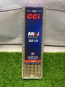 lot 54 image: 100 Rounds .22 Mini Mag Ammo Ammunition