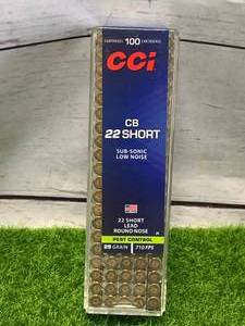 lot 65 image: 100 Rounds .22 Short Ammo Ammunition