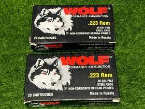 lot 82 image: 40 Rounds .223 Ammo Ammunition