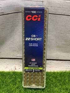 lot 85 image: 100 Rounds .22 Short Ammo Ammunition