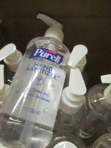 lot 5 image: purell hand sanitizer 11 - 8 oz bot...