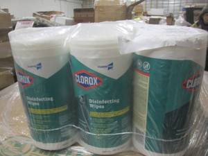 lot 14 image: pack of 6 clorox disinfecting wipes...