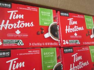 lot 36 image: 4 cases of tim hortons k-cups coffe...