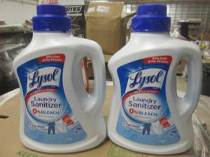 lot 55 image: lysol laundry sanitizer 2-90 oz bot...