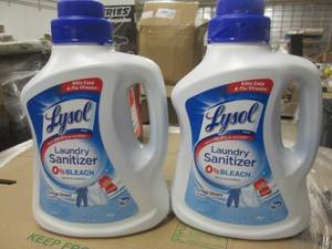 lot 57 image: lysol laundry sanitizer 2-90 oz bot...
