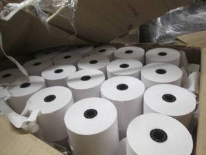lot 69 image: 1 case of paper rolls ...