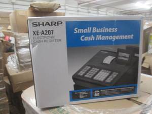 lot 71 image: sharp xe-a207 small business cash m...