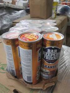 lot 102 image: 12 canisters of bar keepers friend ...