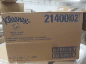 lot 108 image: 1 case of kleenex facial tissue ...