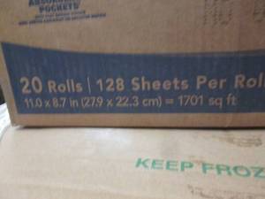 lot 109 image: 1 case of scott roll towels ...