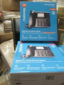lot 158 image: motorola 4-line phone system ...