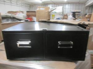 lot 163 image: double card file drawers 5x8 ...