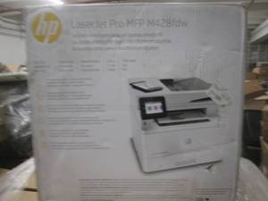 lot 179 image: laser jet pro mfp m428fdw printer ...