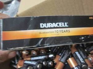 lot 182 image: box of duracell AA batteries lots a...