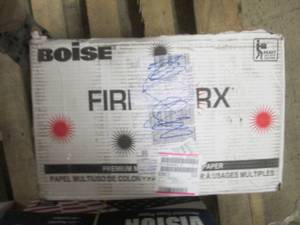 lot 187 image: case of firework printer paper 8.5x...