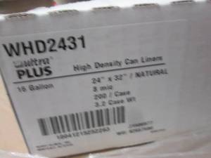 lot 195 image: 16 gallon can liners 4 rolls ...