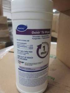 lot 214 image: 12 containers of oxivir Tb wipes ...