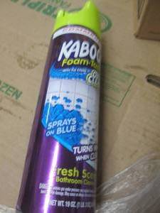lot 222 image: 5 cans of kaboom oxi clean ...