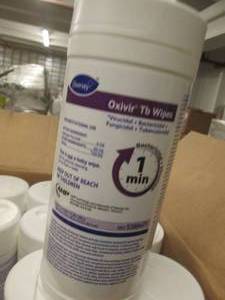 lot 225 image: 12 containers of oxivir tb wipes ...