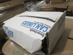 lot 240 image: 1 case of can liners ...