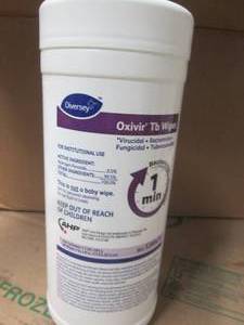 lot 271 image: diversey oxivir tb wipes 12-bottles...