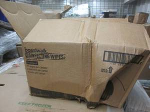 lot 305 image: case of boardwalk disinfecting wipe...