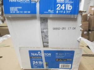 lot 316 image: small case of navigator 8.5 x 11 pl...