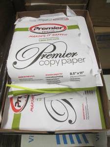 lot 317 image: box of premier copy paper ...