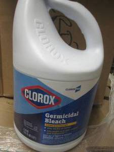 lot 322 image: 3-1 gallon jugs of clorox germicida...