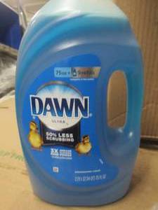 lot 335 image: 6-75floz bottles of dawn one has be...