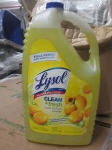 lot 337 image: 4-1 gallon bottles of lysol some ou...