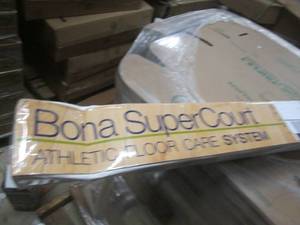 lot 344 image: bona super court athletic floor car...