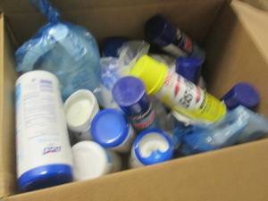 lot 352 image: box of cleaning products please see...