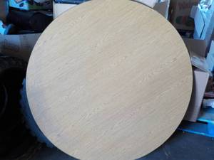 lot 2 image: 48 diameter Round Table with Metal...