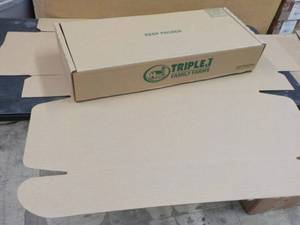 lot 73 image: 25 Self Closing Boxes 24 x 10 x4...