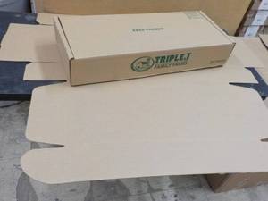 lot 75 image: 25 Self Closing Boxes 24 x 10 x4...