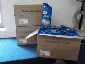 lot 105 image: 3 Cases Quaker Whole Grain Brown Ri...