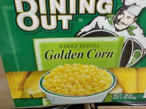 lot 120 image: 6 Gallon Cans Dining Out Whole Kern...