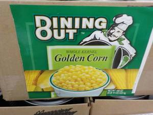 lot 122 image: 6 Gallon Cans Dining Out Whole Kern...