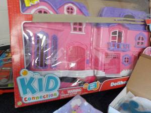 lot 135 image: Doll House, Blanket, Stuffed animal...
