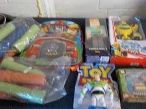 lot 150 image: Minecraft, toystory, Playschool Her...