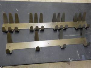 lot 183 image: 23 in.  Long lot of 4  Hammered Ste...