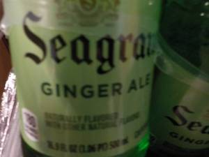 lot 190 image: Case of 24 - 16 oz Bottles Seagram...