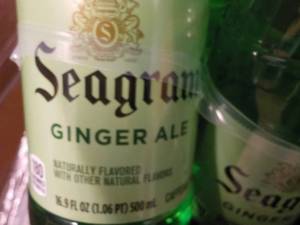 lot 192 image: Case of 24 - 16 oz Bottles Seagram...