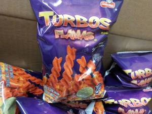 lot 212 image: Case of 64 - 2 oz Bags Turbos Flama...