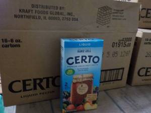lot 275 image: 2 Cases 16 - 6 oz Boxes Certo Liqui...