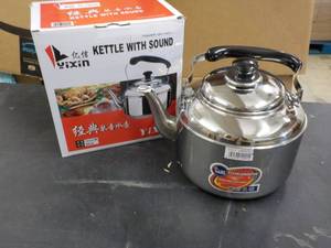 lot 297 image: YIXIN Stainless Steel Kettle with S...