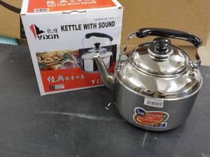 lot 299 image: YIXIN Stainless Steel Kettle with S...