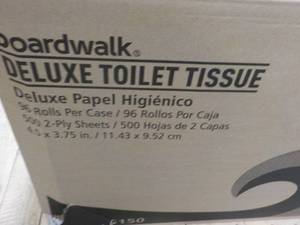 lot 319 image: Boardwalk Deluxe Toilet Paper 96 ro...